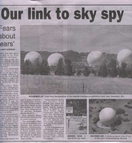 Our link to spy sky: Echelon