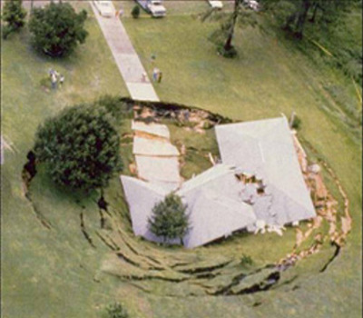 Winter Park Sinkhole on There Was An Old Woman  Sinkholes   Endangered Earth