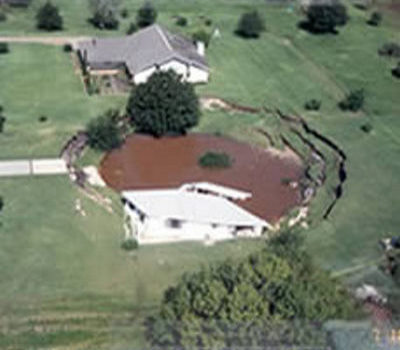 Sinkholes on Florida Kentucky Missouri Pennsylvania And Tennessee Florida Sinkholes