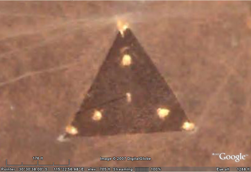 ufos on google earth. UFO caught on Google Earth